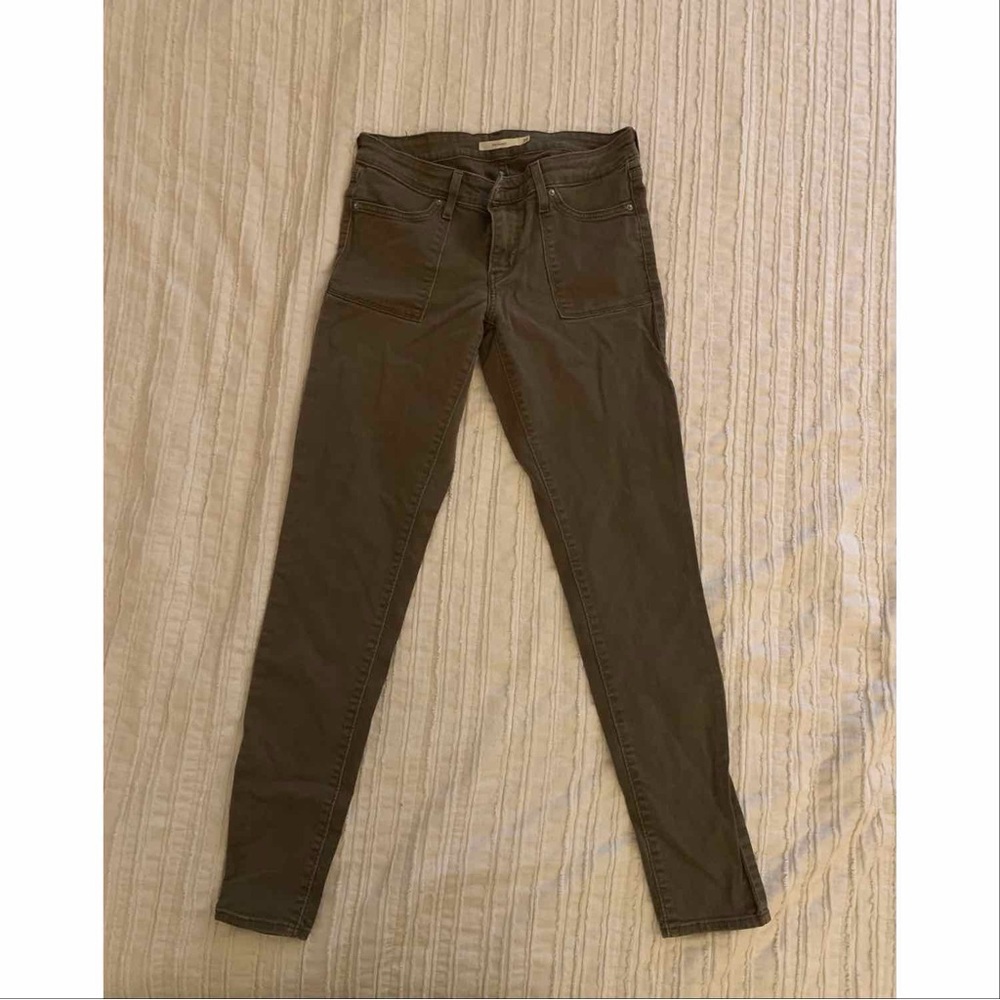 Olive Skinny Levi’s Jeans